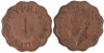  Кипр. 1 пиастр 1944 год. Король Георг VI. 
