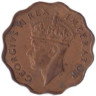  Кипр. 1 пиастр 1944 год. Король Георг VI. 