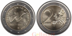 Италия. 2 евро 2011 год. 150 лет объединению Италии.