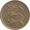  Эстония. 10 сентов 1992 год. 