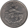  США. 25 центов 2006 год. Квотер штата Южная Дакота. (D) 