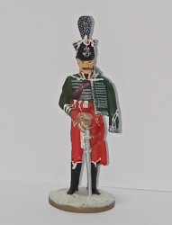 Фигурка. Офицер Гусарского полка в парадной форме согласно регламенту, 1812 год.