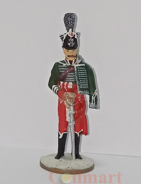  Фигурка. Офицер Гусарского полка в парадной форме согласно регламенту, 1812 год. 