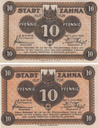 Бона. Германия. Цана 10 пфеннигов 1920 год. Нотгельд. (XF)