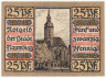  Бона. Германия. Наумбург 25 пфеннигов 1920 год. Нотгельд. (VF) 