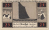  Бона. Германия. Лилиенталь 25 пфеннигов 1921 год. Вар. 1, без литеры. Нотгельд. (XF) 