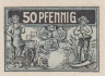  Бона. Германия. Триптис 50 пфеннигов 1921 год. Нотгельд. (XF) 