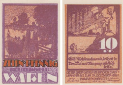 Бона. Германия. Варен 10 пфеннигов 1921 год. Нотгельд. (XF)