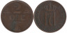  Норвегия. 2 эре 1913 год. 