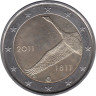  Финляндия. 2 евро 2011 год. 200 лет Банку Финляндии. 