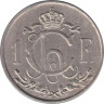  Люксембург. 1 франк 1946 год. Рабочий-пудлинговщик. 