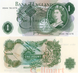 Бона. Великобритания 1 фунт 1970 год. Елизавета II. (Пресс)