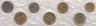  Россия. Набор разменных монет 1992 год. (6 штук и жетон) (ЛМД) 