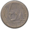  Египет. 5 мильемов 1941 год. Медно-никелевый сплав. 