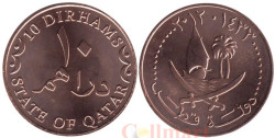 Катар. 10 дирхамов 2012 год.