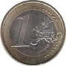  Испания. 1 евро 2009 год. Король Хуан Карлос I. 