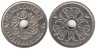  Дания. 2 кроны 2000 год. Три короны Кристиана V и три монограммы Маргрете II. 