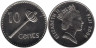  Фиджи. 10 центов 2006 год. Метательная дубинка. 