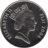 Фиджи. 10 центов 2006 год. Метательная дубинка. 