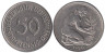  ФРГ. 50 пфеннигов 1990 год. (G) 