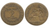 Франция. 2 франка 1922 год. 