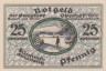  Бона. Германия. Оберхоф 25 пфеннигов 1919 год. Нотгельд. (XF) 