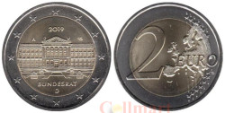 Германия. 2 евро 2019 год. 70 лет Бундесрату. (A)