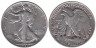  США. 1/2 доллара (50 центов) 1937 год. Шагающая Свобода. Без отметки монетного двора. 