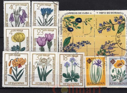 Набор марок. Цветы. 13 марок. (Н-42) 
