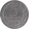  Испания. 5 сентимо 1937 год. 