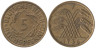  Веймарская республика. 5 рейхспфеннигов 1936 год. (J) 