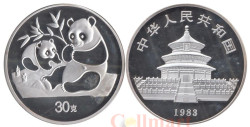 Копия. Китай 30 юань 1983 год. Панда.