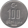  Турция. 100000 лир 2003 год. 