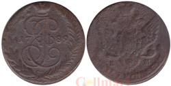 Россия. 5 копеек 1789 год. Екатерина II. ЕМ.