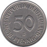  ФРГ. 50 пфеннигов 1990 год. (D) 