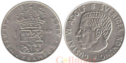 Швеция. 1 крона 1964 год. Король Густав VI Адольф.
