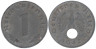 Германия - Третий рейх. 1 рейхспфенниг 1942 год. (J) 