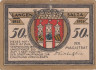  Бона. Германия. Бад-Лангензальца 50 пфеннигов 1921 год. Нотгельд. (F) 