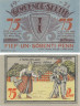  Бона. Германия. Зет 75 пфеннигов 1922 год. Нотгельд. (XF) 