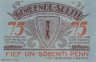  Бона. Германия. Зет 75 пфеннигов 1922 год. Нотгельд. (XF) 