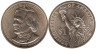  США. 1 доллар 2011 год. 17-й президент  Эндрю Джонсон (1865-1869). (D) 