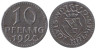  Германия. Бремен. 10 пфеннигов 1920 год. Нотгельд. 