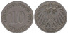  Германская империя. 10 пфеннигов 1891 год. (E) 
