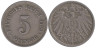 Германская империя. 5 пфеннигов 1906 год. (E) 