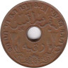  Нидерландская Индия. 1 цент 1938 год. 