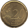  Германия. 20 евроцентов 2008 год. Бранденбургские ворота. (F) 