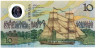  Бона. Австралия 10 долларов 1988 год. Корабль Кука. (VF) 