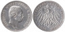  Германская империя. Саксония. 3 марки 1912 год. Фридрих Август III. 
