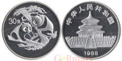 Копия. Китай 30 юань 1988 год. Панда.