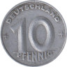  ГДР. 10 пфеннигов 1948 год. 